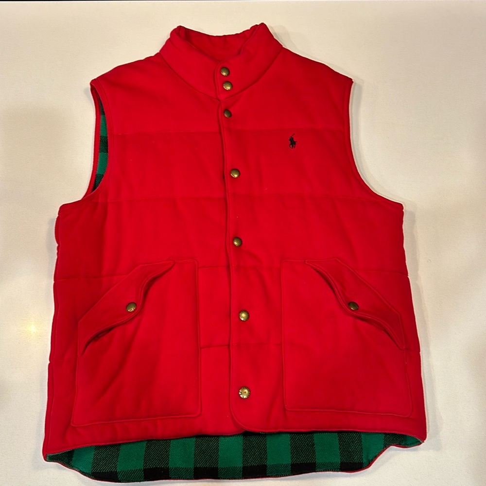 Polo Ralph Lauren Men’s Red Vest Size L